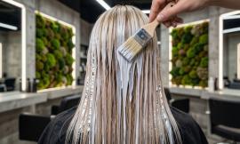 Блондирование длинных волос LOREAL - пудра